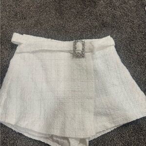 SHEIN tweed skort